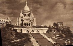 CPA Paris Et Ses Merveilles Basilique Du Sacre Coeur A Montmartre