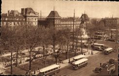VINTAGE POSTCARD Paris And Its Wonders Place Republic