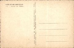 CPA Paris Et Ses Merveilles Avenue De l'Opera