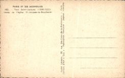 CPA Paris Et Ses Merveilles Tour Saint Jacques