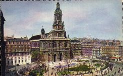 CPM Paris En Flanant L'Eglise De La Trinite