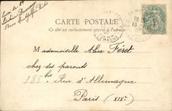 VINTAGE POSTCARD Wood De Vincennes Cave Of the Lake Daumesnil