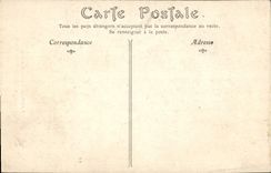 VINTAGE POSTCARD Paris French Theater Medallion Of Crow APr Denis Puech