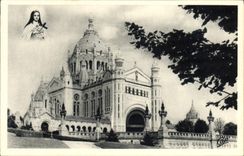 CPA Lisieux Vue Vers La Basilique