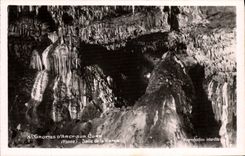 VINTAGE POSTCARD Gropttes D' Arcy On Cure Room Of the Virgin