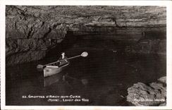 CPA Gropttes D'Arcy Sur Cure Lavoir Des Fees