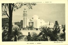 CPA Exposition Coloniale Internationale Paris 1931 Algerie Minaret