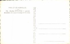 CPM Paris Et Ses Merveilles Jardin Et Palais Du Luxembourg