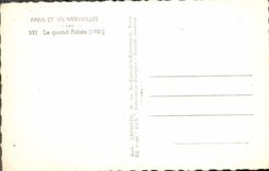 CPM Paris Et Ses Merveilles Le Grand Palais