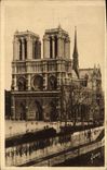 CPA Paris En Flanant Notre Dame 
