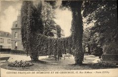 VINTAGE POSTCARD French Center Of Medicine And Surgery Street Boileau Paris