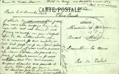 POSTAL París de la VENDIMIA vista en el Seine tomado Pavillon de Flore del plano