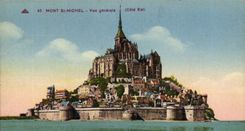 CPA Mont St Michel Vue Generale