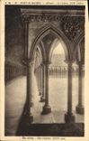 CPA Mont Saint Michel Abbaye Le Cloitre