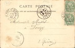 CPA Abbaye Du Mont Saint Michel Galeries Du Cloitre