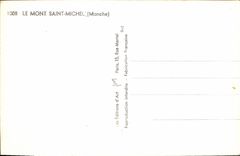 VINTAGE POSTCARD Mont Saint Michel the Shepherd and sheep