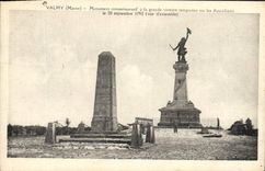 CPA Valmy Monument commemoratif a la grande victoire remportee sur els Autrichiens 1792