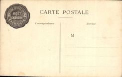 CPA Dom Perignon Cellerier De L'Abbaye D'Hautvillers Createur Du Vin De Champagne Moet et Chandon