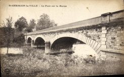 CPA St Germain La Ville Le Pont Sur La Marne