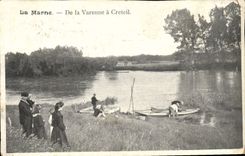 CPA La Marne De La Varenne A Creteil