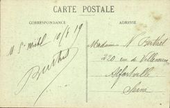 CPA Mont Saint Michel Abbaye Le Cloitre