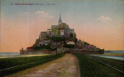 CPA Mont Saint Michel Cote Sud