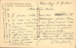 CPA Le Mont St Michel La Merveille