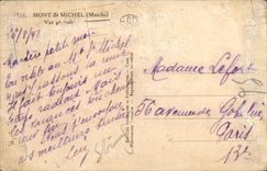 CPA Mont St Michel Vue Generale