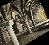 VINTAGE POSTCARD Mount St Michel the Walk