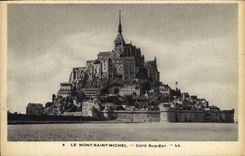 CPA Le Mont Saint Michel Cote Sud Est