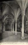 CPA Le Mont Saint Michel L'Abbaye La Salle Des Hotes