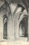CPA Mont Saint Michel Abbaye Crypte Des Gros piliers