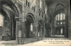 VINTAGE POSTCARD Mount St Michel Spans Abbey Of the Romance Church