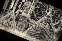 VINTAGE POSTCARD Ruins Of Rheims the Cathedral