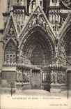 CPA Cathedrale De Reims Portail Lateral Gauche