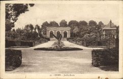VINTAGE POSTCARD Rheims Garden School