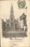 VINTAGE POSTCARD Rheims Church co. Genevieve
