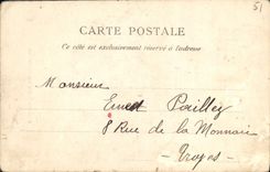 VINTAGE POSTCARD Rheims Church co. Genevieve