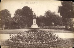 CPA Reims Jardin Colbert