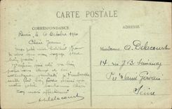 VINTAGE POSTCARD Rheims In Its Years Of Militaria Bombardments