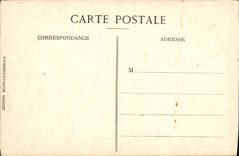 VINTAGE POSTCARD Rheims the Reverse Of the Large Gate Of the Cathedral after the fire