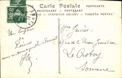 VINTAGE POSTCARD Cathedral Of Rheims Septentrional Frontage Cleveau of the Curve of the Rose