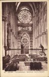 VINTAGE POSTCARD Rheims the Cathedral Interior Towards the Gate