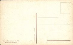 CPA L'Incendie De La Cathedrale De Reims Militaria