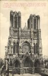 CPA Reims Grand Portail De La Cathedrale 