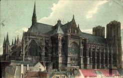 CPA Reims La Cathedrale