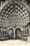 VINTAGE POSTCARD Cathedral Of Rheims the Small Gate