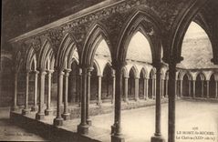 CPA Le Mont Saint Michel Le Cloitre