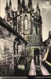 VINTAGE POSTCARD Mont Saint Michel the Apse Of the Church