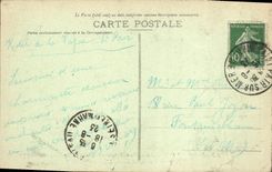 VINTAGE POSTCARD Mount St Michel Refectory abbey Of the Monks